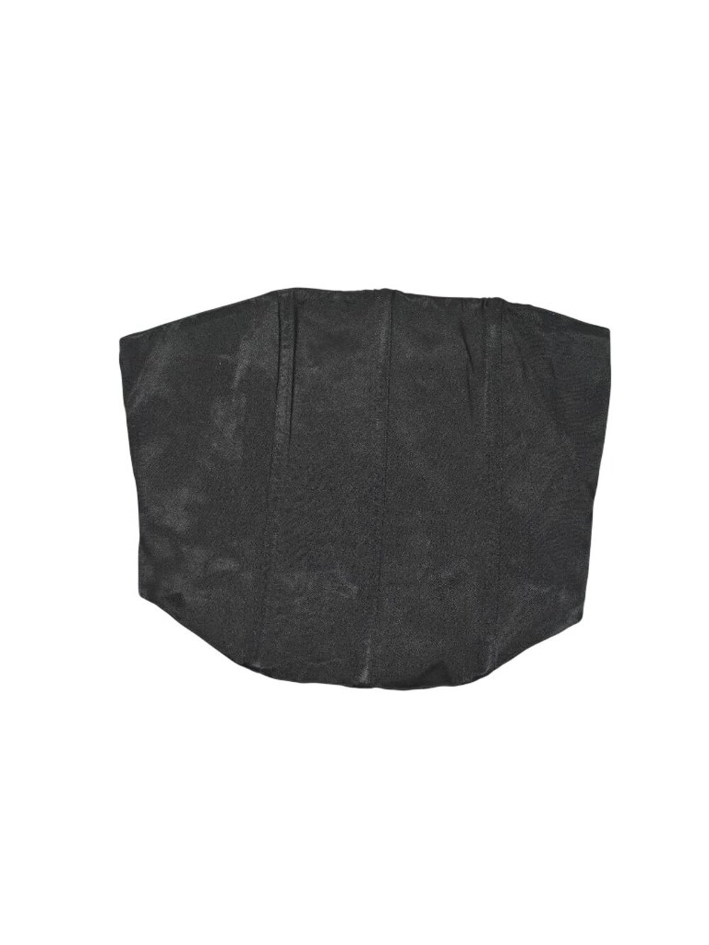 Dear Emilia Literally Me Satin Strapless Corset in Black